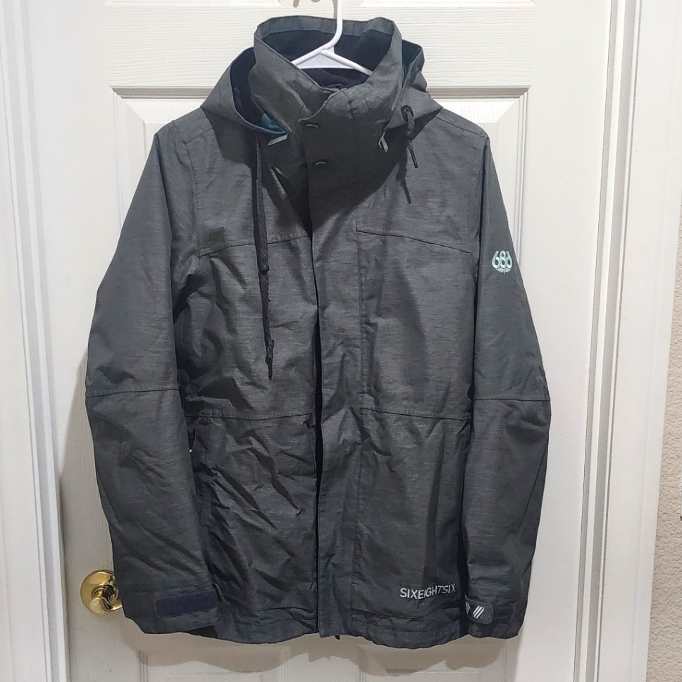 686 Smarty 3-In-1 Infidry 20k/15k Warmest Gray Ski & Snow Jacket